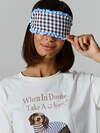 MARK FORMELLE Маска для сна 604837 212034-1 кофейная клетка