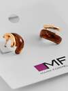 MARK FORMELLE Серьги 604840 KS04-17141 коричневый