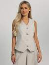 LT Collection Жилет 604900 Б16203-16М Светло-серый