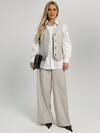 LT Collection Жилет 604900 Б16203-16М Светло-серый