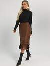 LT Collection Юбка 604906 Ю16225-10М Коричневый