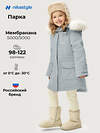 NIKASTYLE Парка 605071 5з5626 синий туман