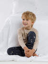 CROCKID Пижама 605361 К 1606 темно-бежевый
