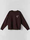 MARK FORMELLE Свитшот 605456 122813/1 шоколад +печать1