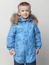 BATIK Комбинезон 605549 0315-27з-1 Принт деним/т.синий