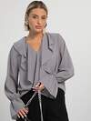 LT Collection Блуза 605566 Б16234-8М Серый
