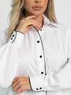 LT Collection Рубашка 605720 Б16253-1М Белый