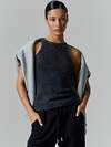 MARK FORMELLE Топ 606036 112744 ACID WASH черный