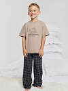 CROCKID Пижама 606196 МП 1694 темно-бежевый