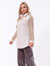 LT Collection Рубашка 606199 Б16223-10М Бежевый