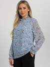 LT Collection Блуза 606200 Б16235-53М Голубой