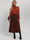 LT Collection Юбка 606202 Ю16237-53М Коричневый