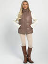 LT Collection Жилет 606203 Б16293-18М Коричневый