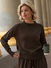 LT Collection Джемпер 606640 Б16305-7М Коричневый