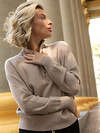 LT Collection Джемпер 606644 Б16315-7М Бежевый