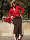 LT Collection Юбка 606652 Ю16321-7М Коричневый