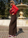 LT Collection Юбка 606652 Ю16321-7М Коричневый