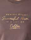 VILATTE Футболка 607308 D49.176 кофе_coffee