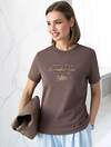 VILATTE Футболка 607308 D49.176 кофе_coffee