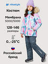 NIKASTYLE Костюм 607967 7з2226 фламинго/серый