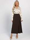 LT Collection Юбка 608251 Ю16268-10М шоколадный