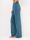 Omsa Пижама 608723 OmD 0250D POINTELLE PRINT AW26 Пижама жен. (Футболка+Брюки), СО Navy (Синий)