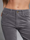 Omsa Брюки 608729 OmD 130 FLARE CUT Брюки вельвет женские Fumo (Серый)
