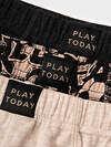 PLAYTODAY Трусы 608779 32611184 черный,бежевый