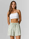 MARK FORMELLE Шорты 608827 132360 оливковая клетка виши с розочками