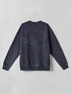 MARK FORMELLE Свитшот 609063 121801/1 ACID WASH сине -черный +печать