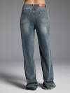 Omsa Джинсы 609318 OmD 1400 STRAIGHT Grigio Jeans Wash (Серый)