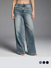 Omsa Джинсы 609319 OmD 1500 WIDE LEG Grigio Jeans Wash (Серый)