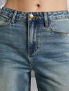 Omsa Джинсы 609319 OmD 1500 WIDE LEG Grigio Jeans Wash (Серый)