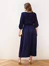 LT Collection Платье 609618 П16367-1М синий