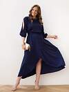 LT Collection Платье 609618 П16367-1М синий