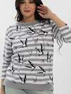 LT Collection Блуза 609629 Б16377-20М серый