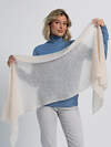 LT Collection Шарф 609848 ВП06-1М Молочный