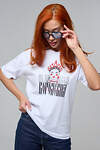 Натали Футболка 609936 8580 белая+королевна