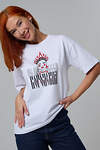 Натали Футболка 609936 8580 белая+королевна