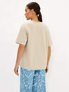 Minimi Пижама 610303 DMi 0227D MATTINA Пижама женская (Футболка + Брюки), СО Beige/Blu Сhiaro (Бежевый)