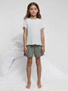CROCKID Пижама 610328 МП 1688 молочный Н068_4, хаки 6206