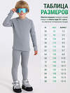 Апрель Комплект 610517 лонгслив+кальсоны 2ПНК5647851 серый