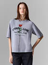 MARK FORMELLE Футболка 610531 112862 ACID WASH на сером камне +печать 1
