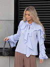 LT Collection Блуза 611042 Б16395-5М Голубой