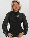 LT Collection Блуза 611043 Б16410-1М Черный