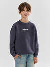 MARK FORMELLE Свитшот 611505 123437/1 ACID WASH графит +печать2