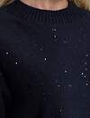 VILATTE Джемпер 611764 D39.643 темно-синий