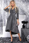 LT Collection Платье 612378 П7483 черненое серебро