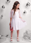 CLEVER Платье 612618 767569/23кд молочный