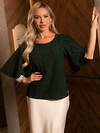 LT Collection Блуза 612645 Б16492-1М Зеленый